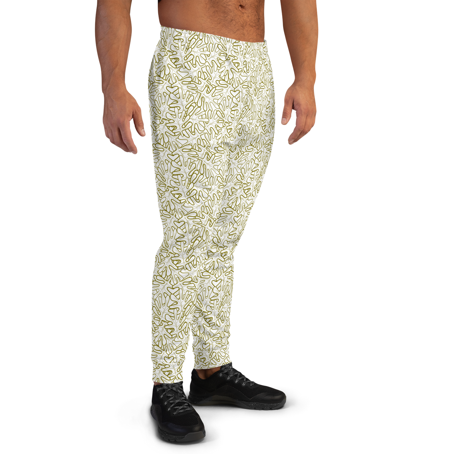 Colorful Fall Leaves | Seamless Patterns | All-Over Print Men's Joggers - #2