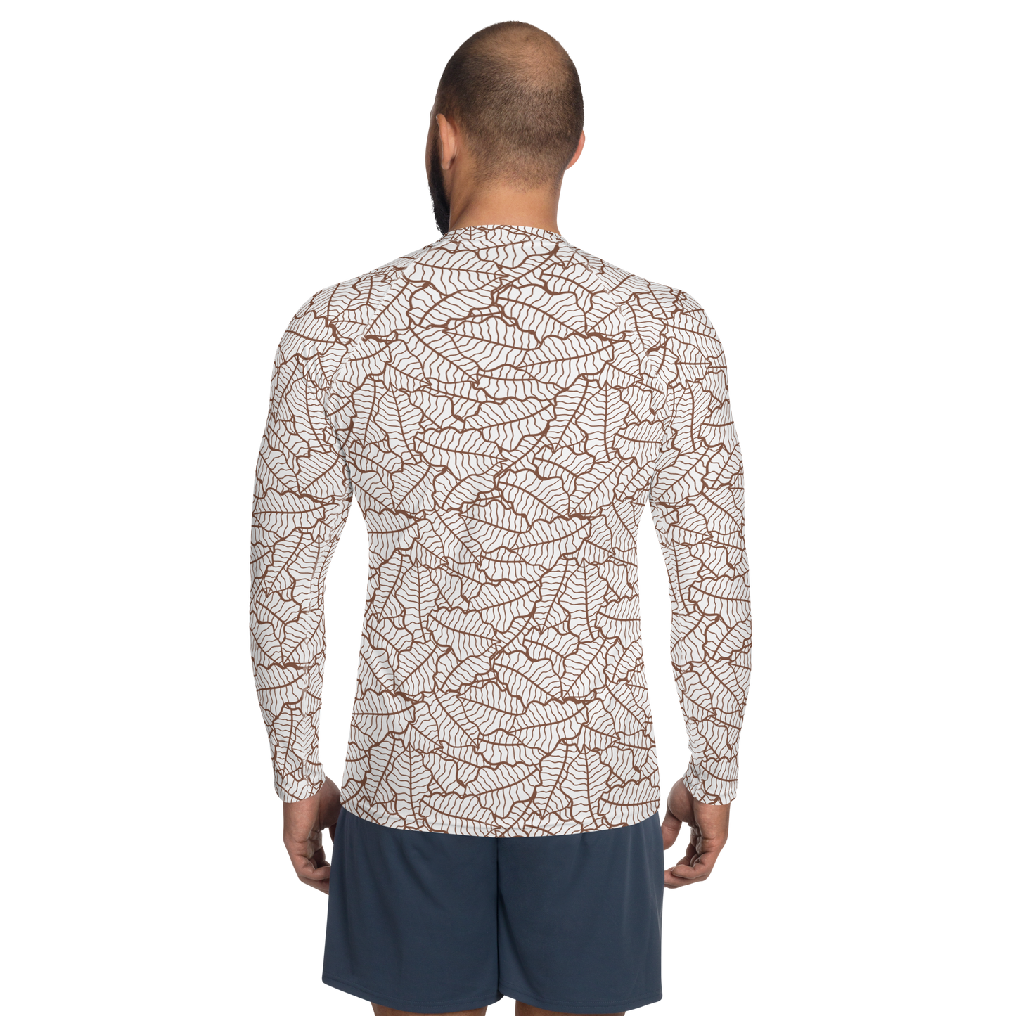 Colorful Fall Leaves | Seamless Patterns | All-Over Print Men's Rash Guard - #5