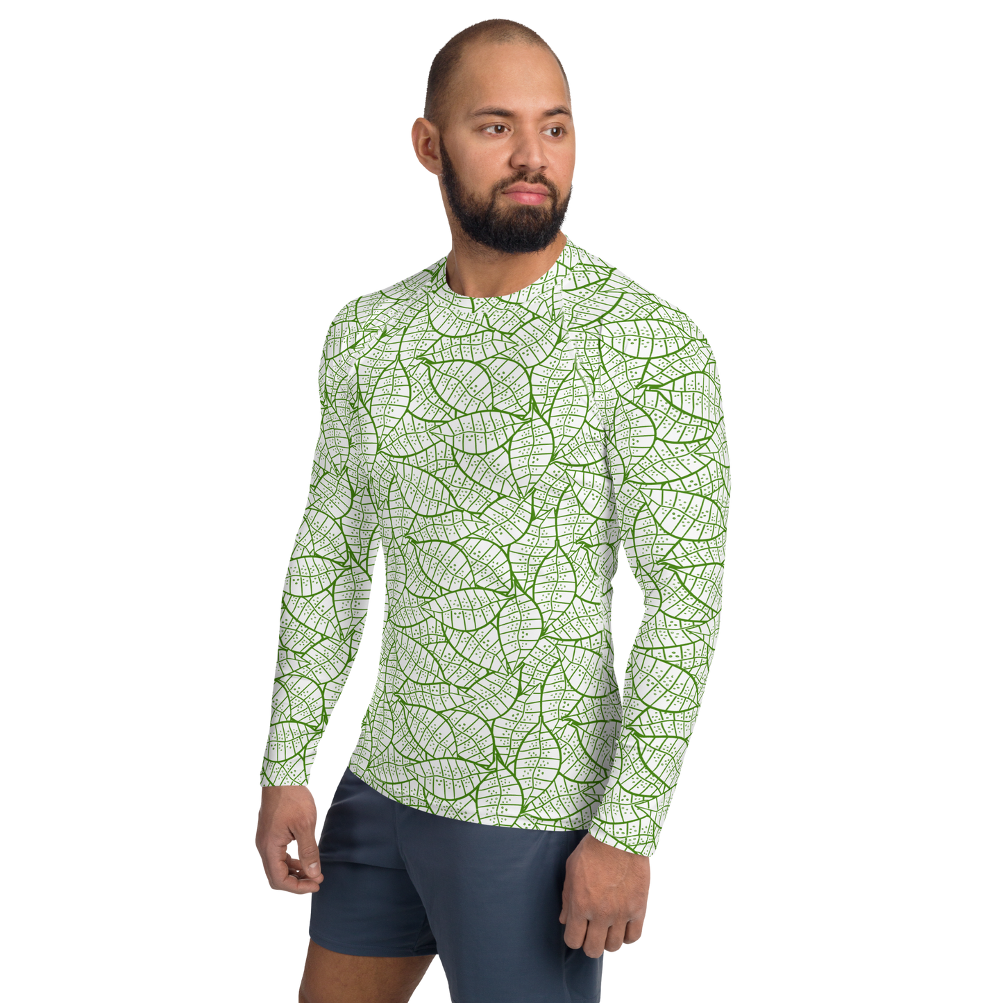 Colorful Fall Leaves | Seamless Patterns | All-Over Print Men's Rash Guard - #4