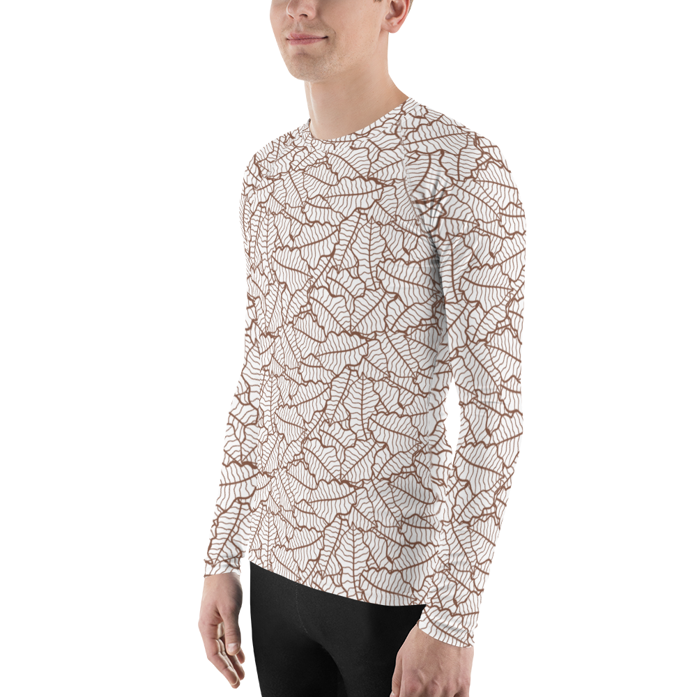 Colorful Fall Leaves | Seamless Patterns | All-Over Print Men's Rash Guard - #5