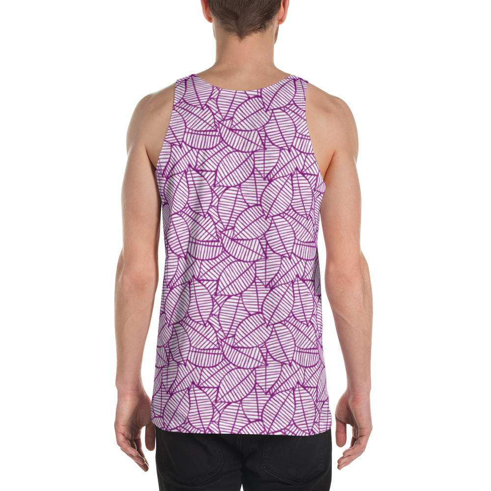 Colorful Fall Leaves | Seamless Patterns | All-Over Print Men's Tank Top - #7