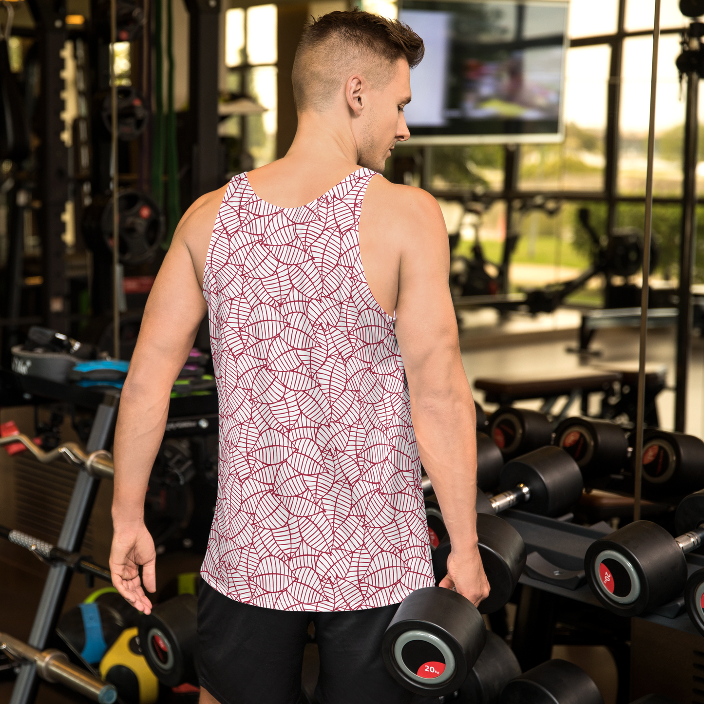 Colorful Fall Leaves | Seamless Patterns | All-Over Print Men's Tank Top - #8