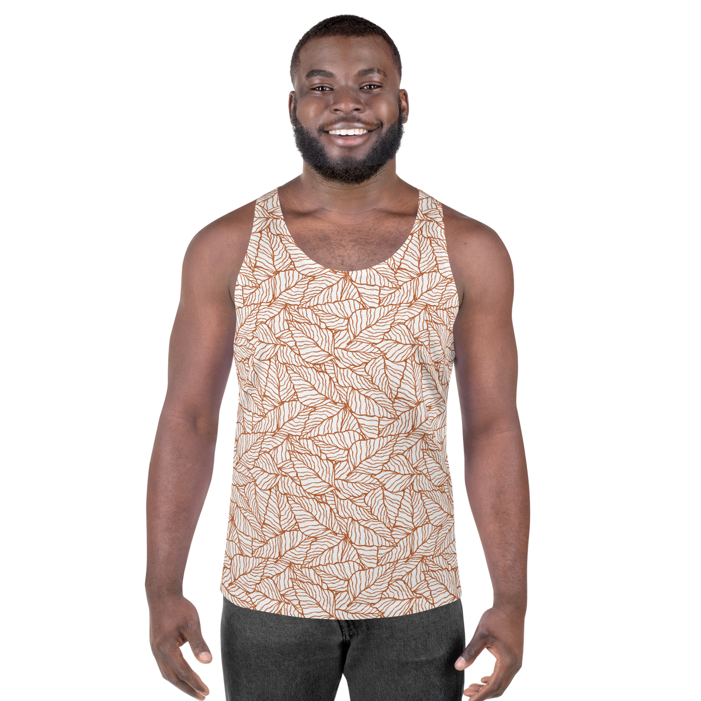 Colorful Fall Leaves | Seamless Patterns | All-Over Print Men's Tank Top - #1