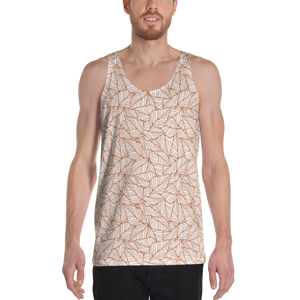 Colorful Fall Leaves | Seamless Patterns | All-Over Print Men's Tank Top - #1