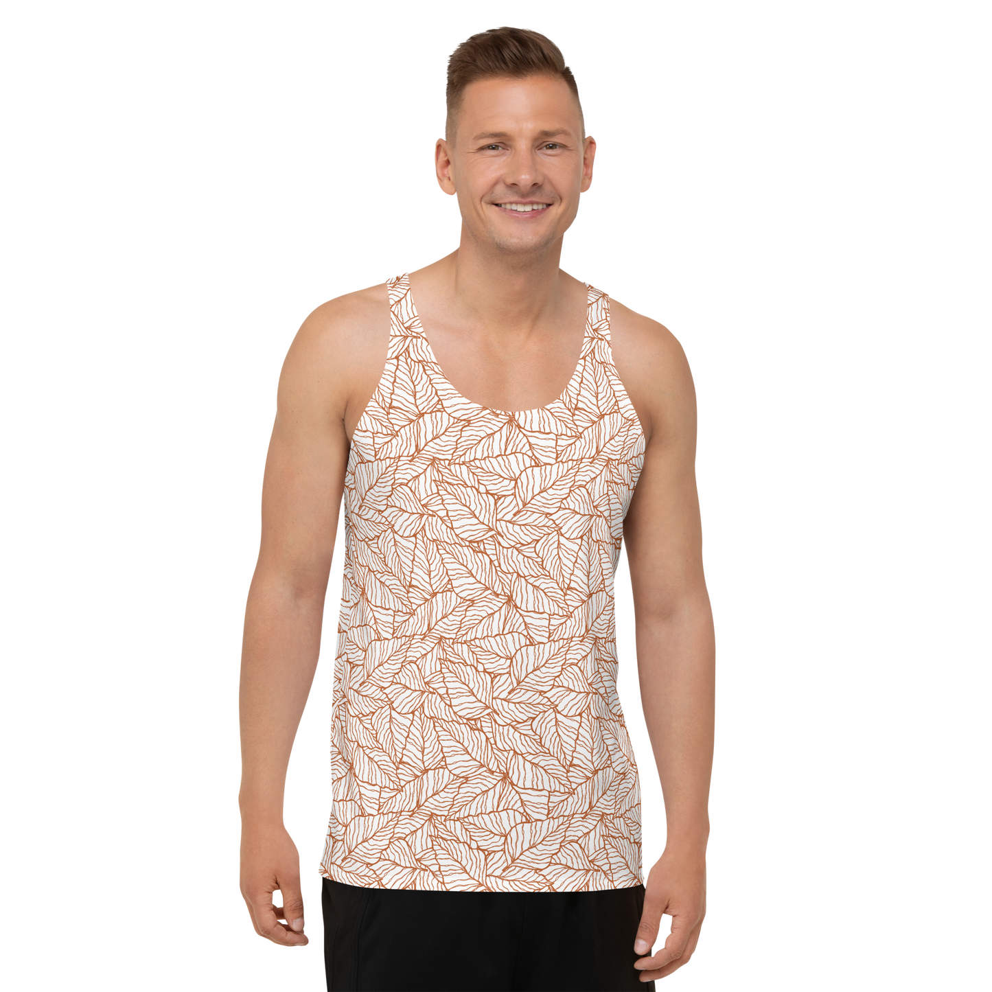 Colorful Fall Leaves | Seamless Patterns | All-Over Print Men's Tank Top - #1