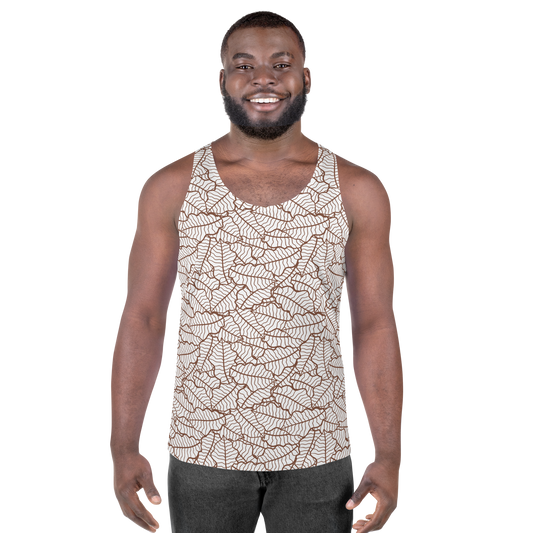 Colorful Fall Leaves | Seamless Patterns | All-Over Print Men's Tank Top - #5