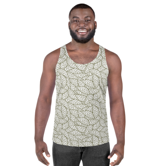 Colorful Fall Leaves | Seamless Patterns | All-Over Print Men's Tank Top - #6