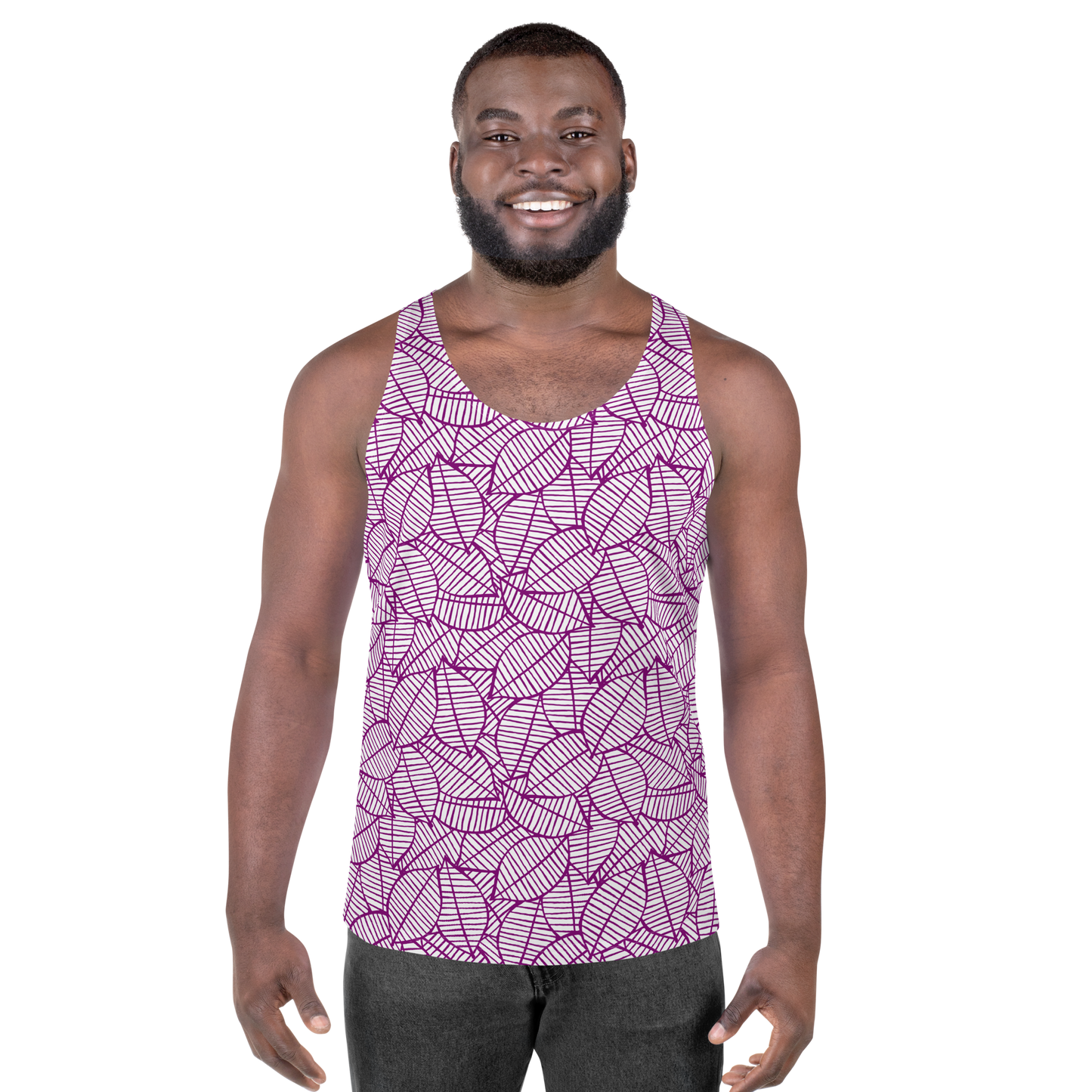 Colorful Fall Leaves | Seamless Patterns | All-Over Print Men's Tank Top - #7