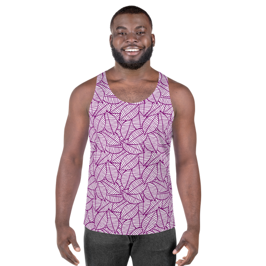Colorful Fall Leaves | Seamless Patterns | All-Over Print Men's Tank Top - #7