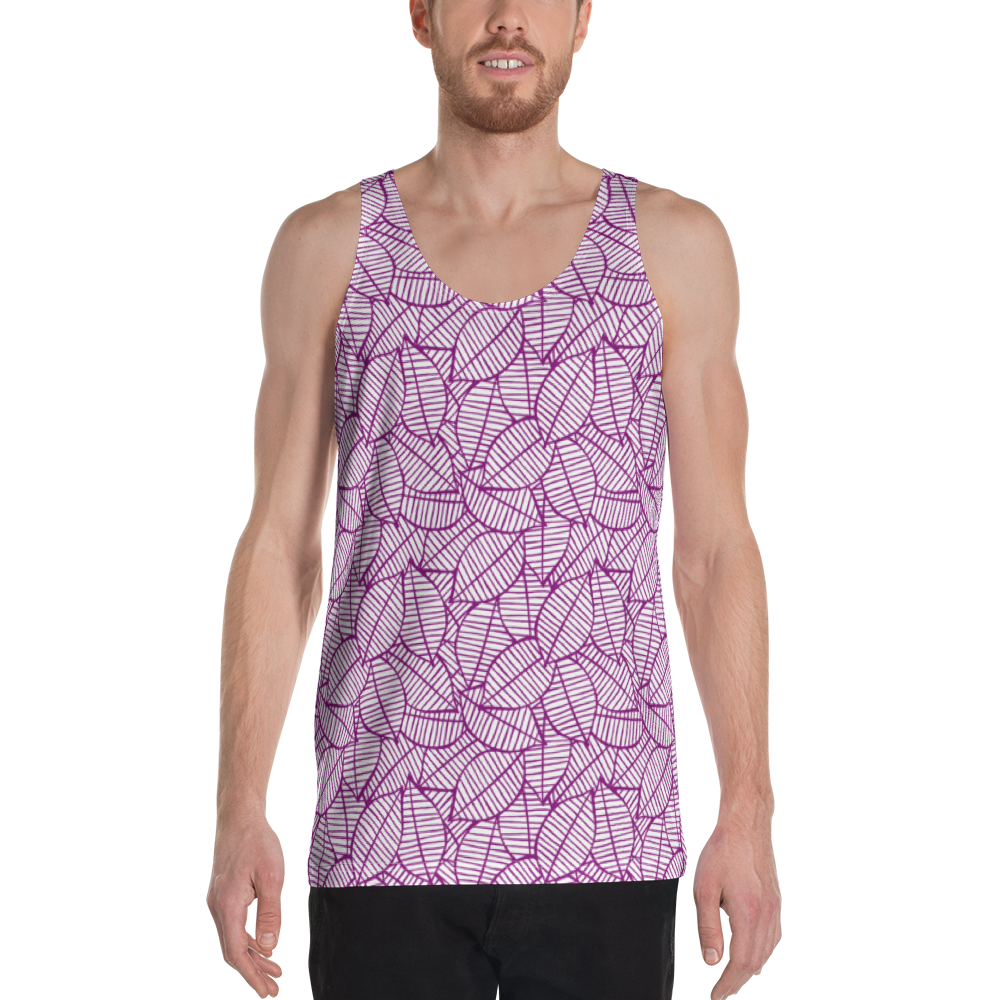 Colorful Fall Leaves | Seamless Patterns | All-Over Print Men's Tank Top - #7