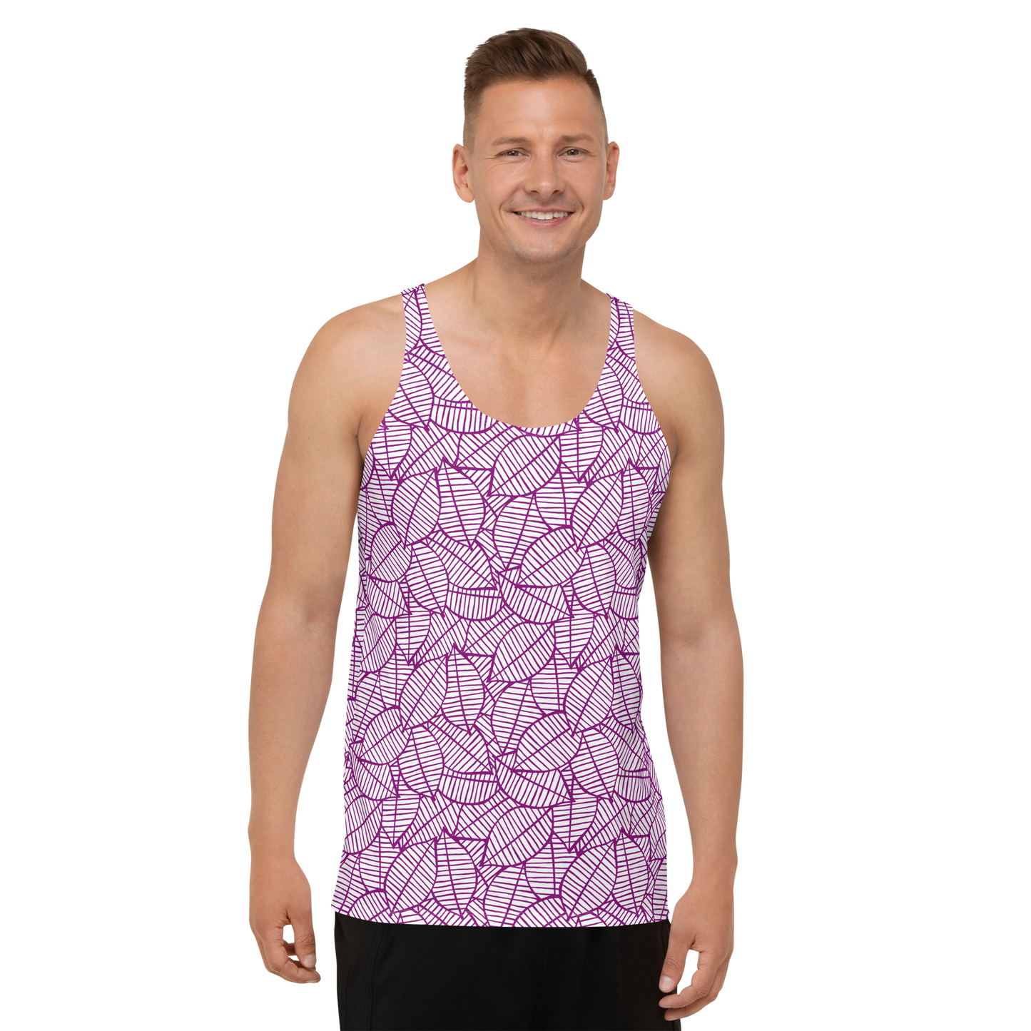 Colorful Fall Leaves | Seamless Patterns | All-Over Print Men's Tank Top - #7