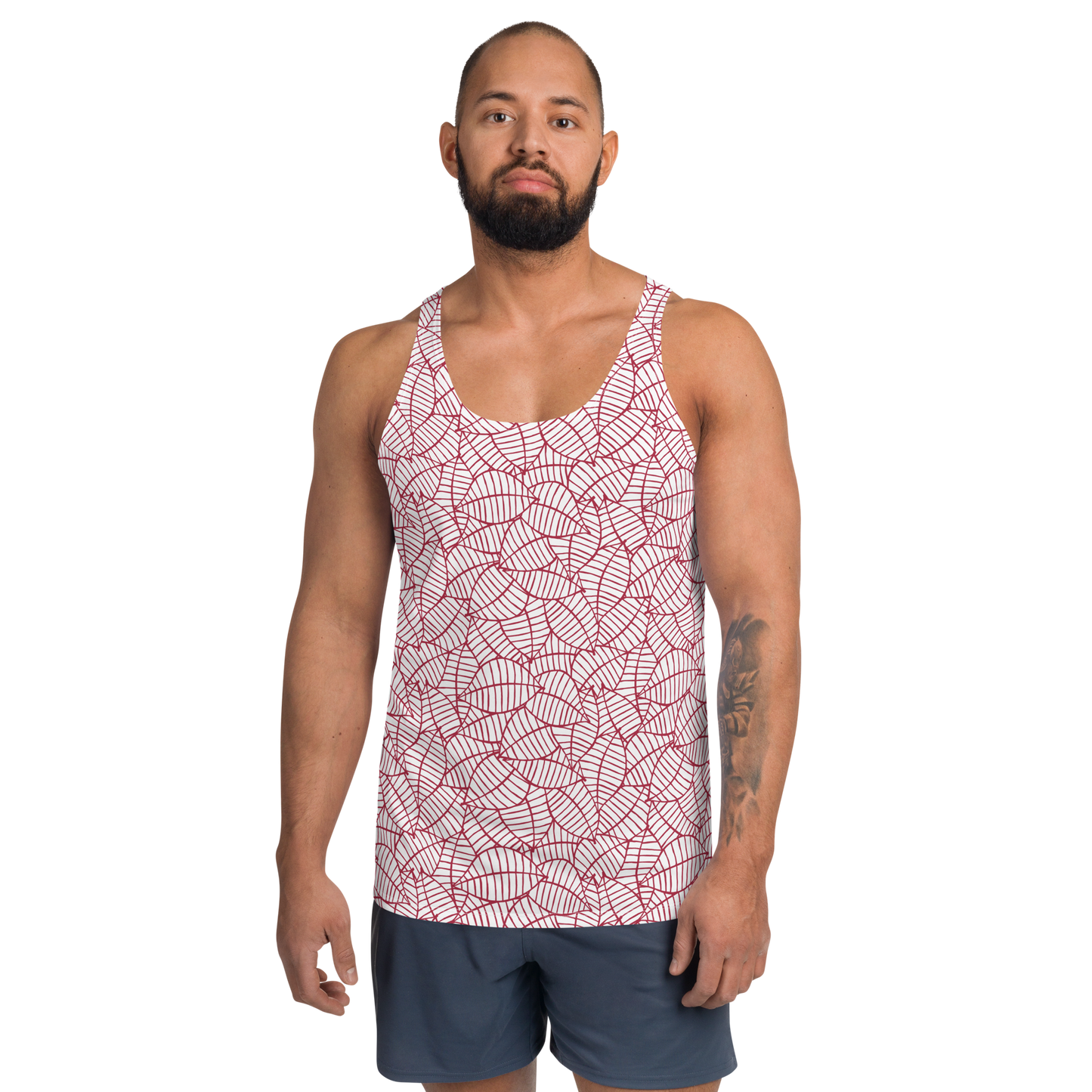 Colorful Fall Leaves | Seamless Patterns | All-Over Print Men's Tank Top - #8