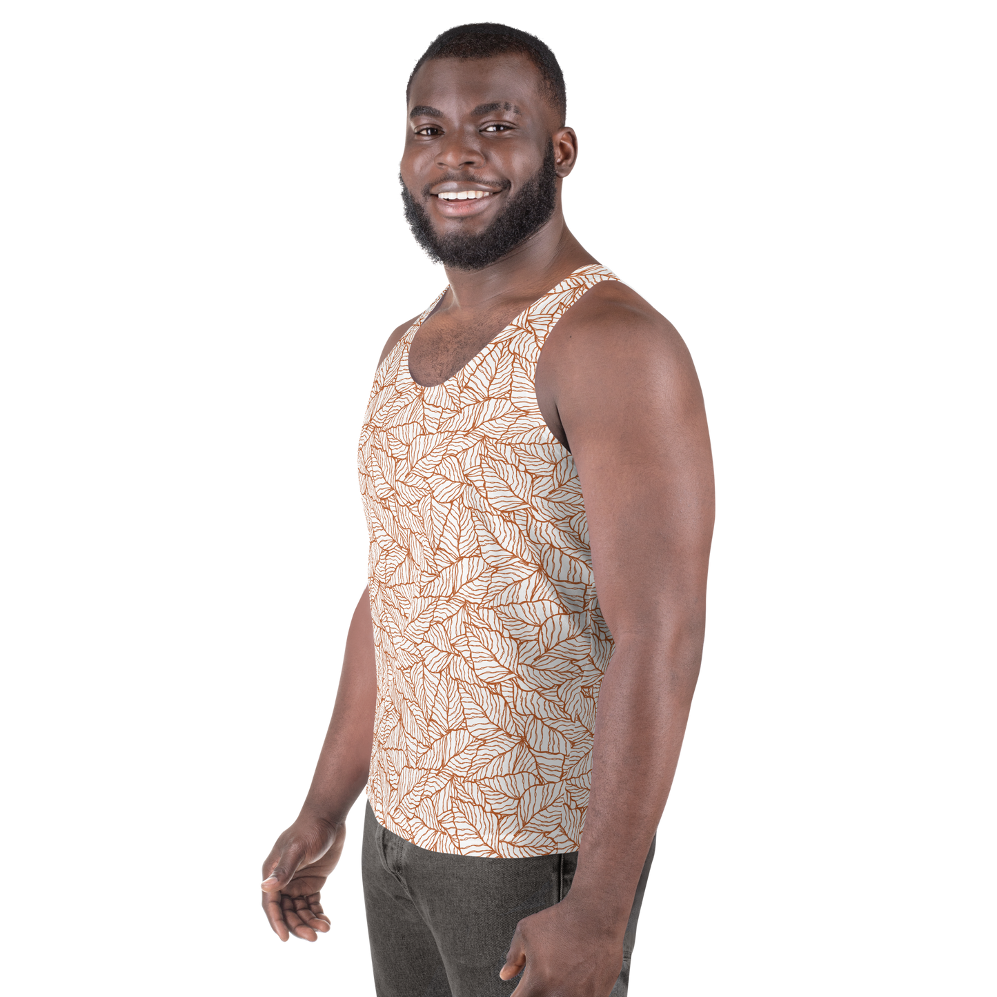 Colorful Fall Leaves | Seamless Patterns | All-Over Print Men's Tank Top - #1