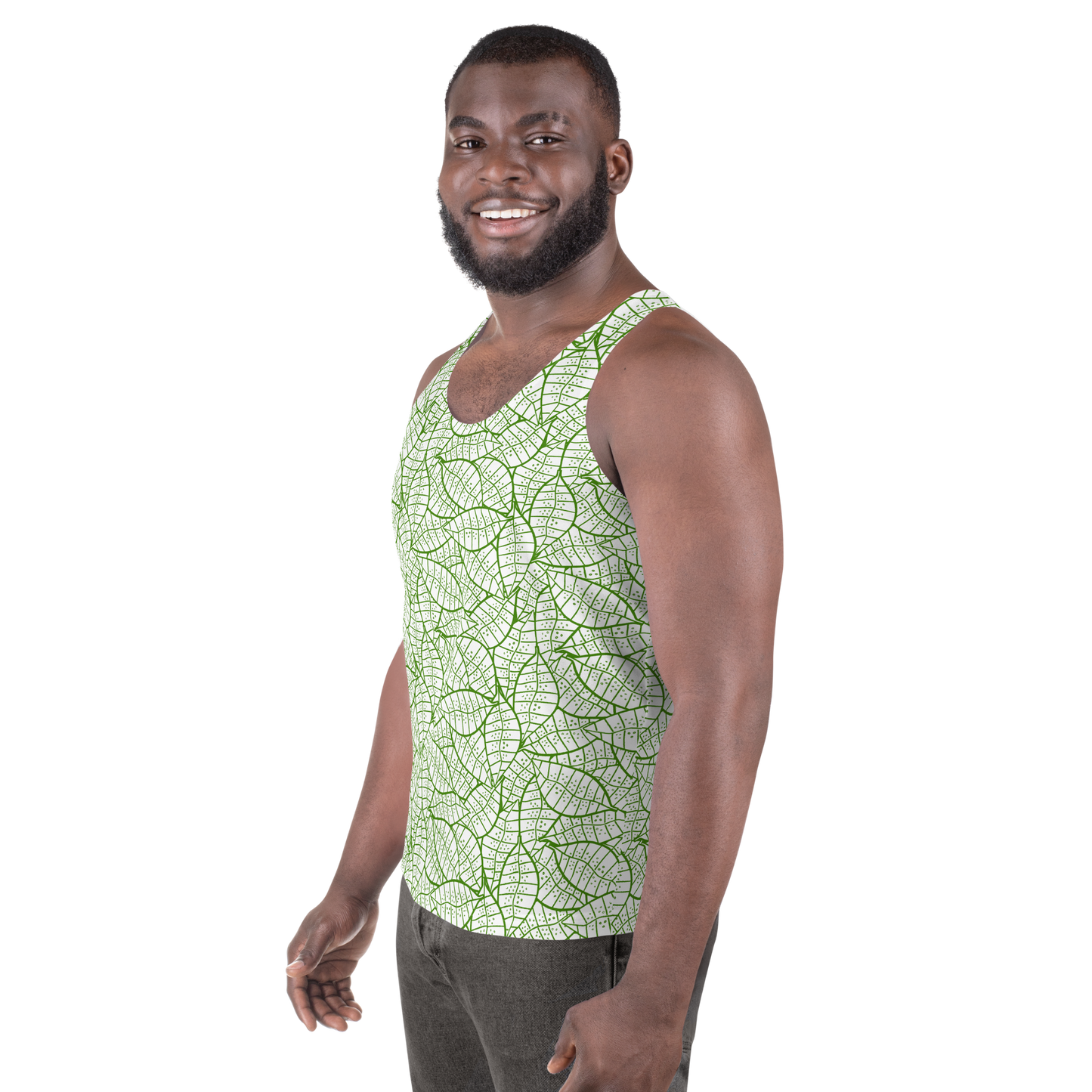 Colorful Fall Leaves | Seamless Patterns | All-Over Print Men's Tank Top - #4