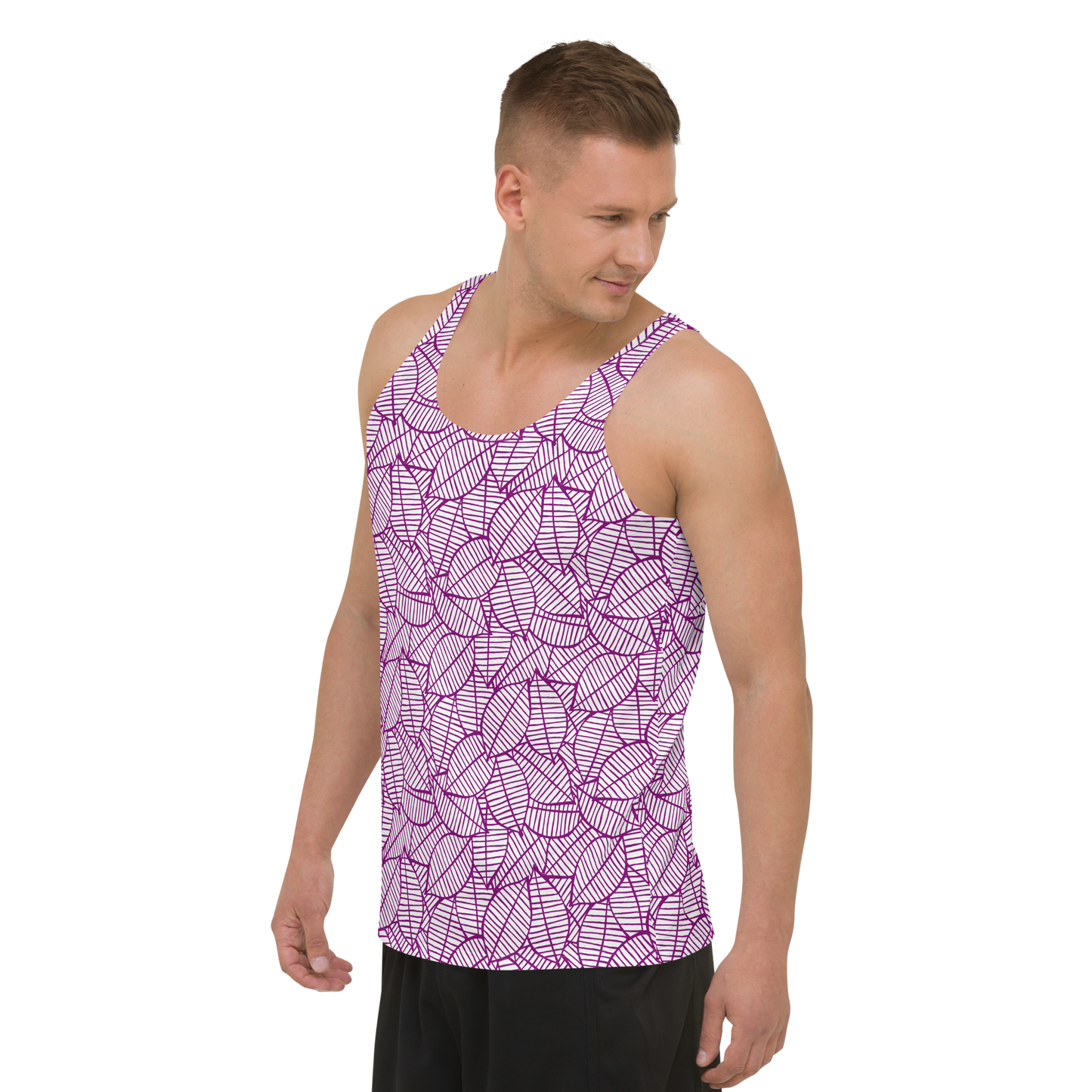 Colorful Fall Leaves | Seamless Patterns | All-Over Print Men's Tank Top - #7