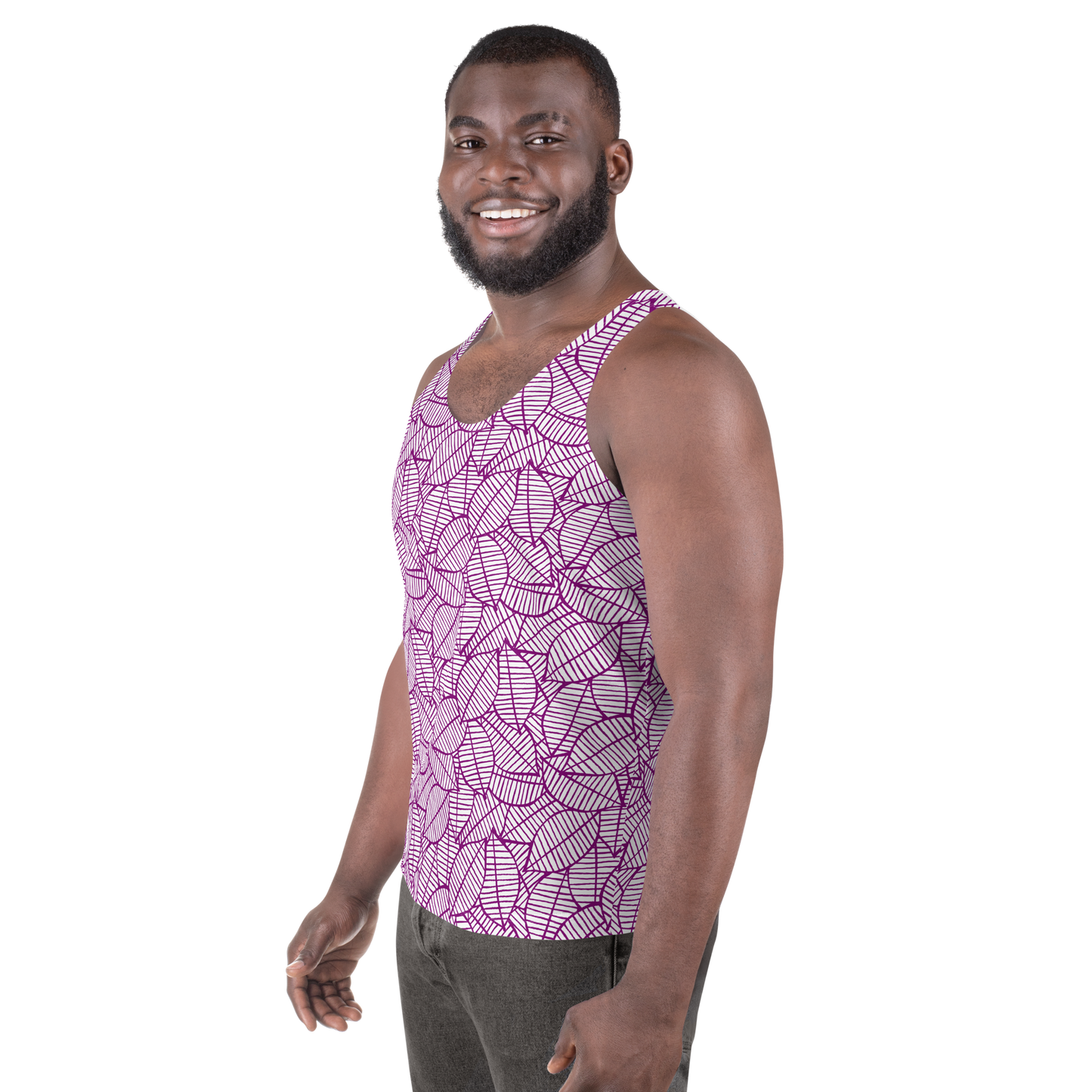 Colorful Fall Leaves | Seamless Patterns | All-Over Print Men's Tank Top - #7