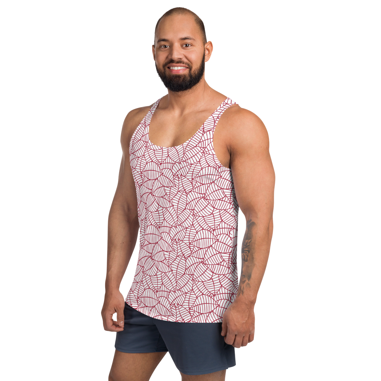 Colorful Fall Leaves | Seamless Patterns | All-Over Print Men's Tank Top - #8