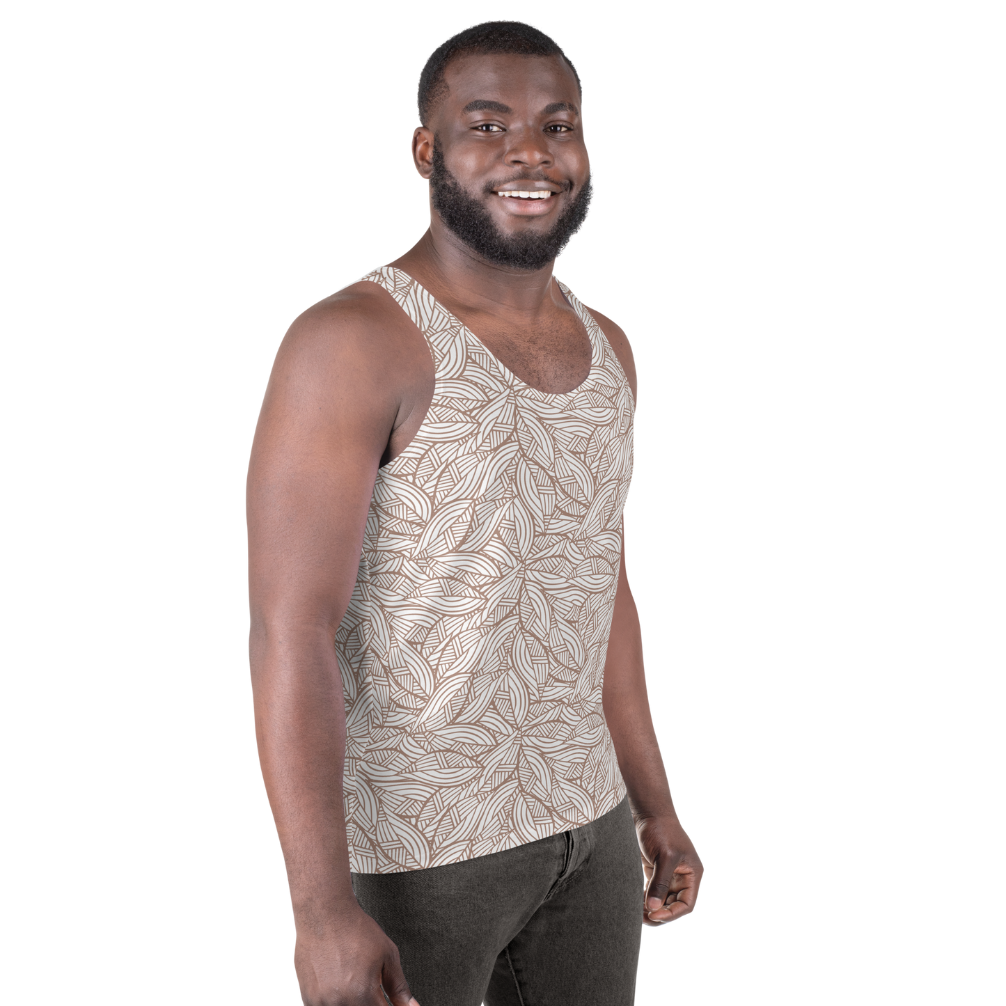 Colorful Fall Leaves | Seamless Patterns | All-Over Print Men's Tank Top - #3