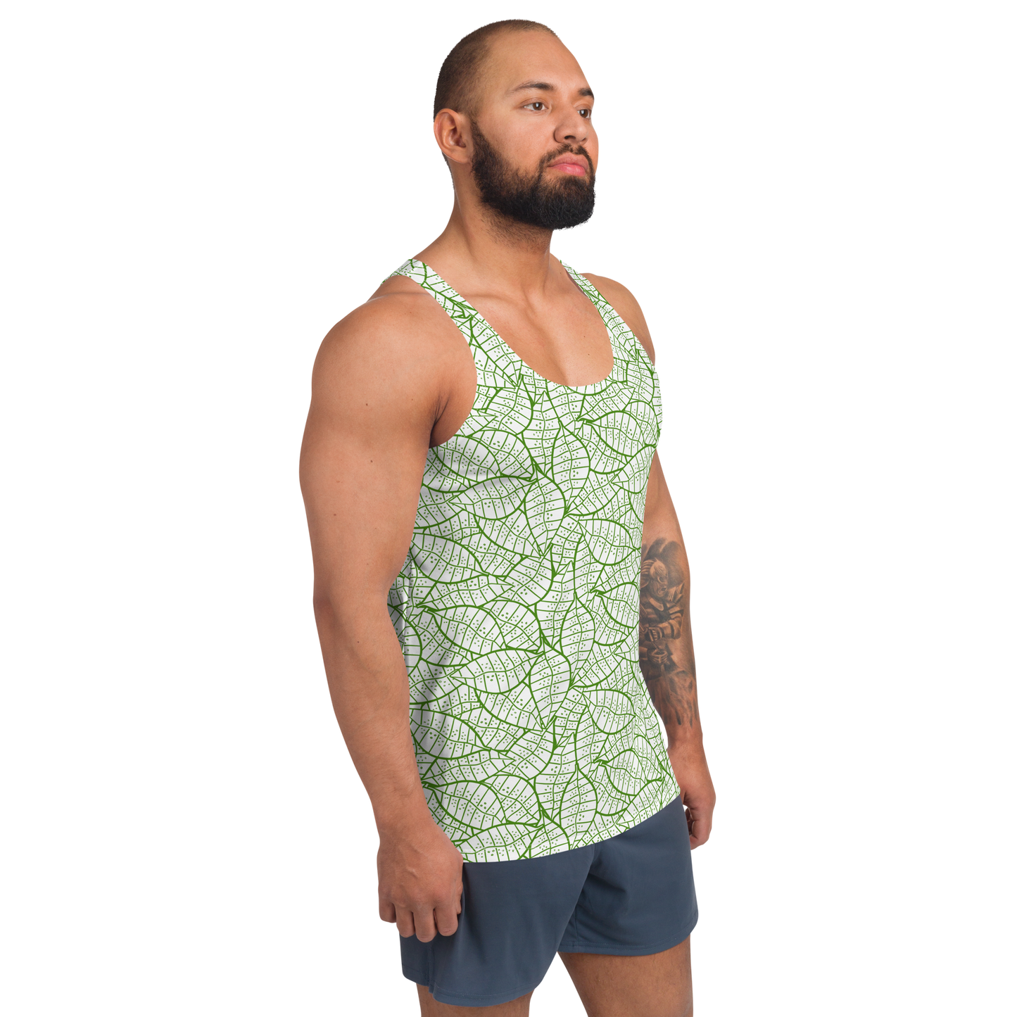Colorful Fall Leaves | Seamless Patterns | All-Over Print Men's Tank Top - #4