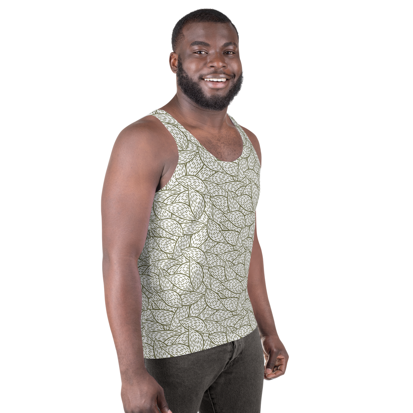 Colorful Fall Leaves | Seamless Patterns | All-Over Print Men's Tank Top - #6