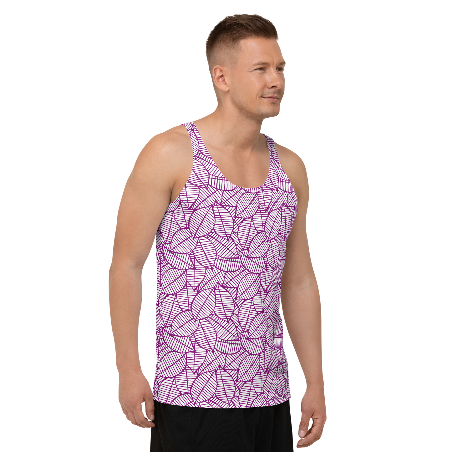 Colorful Fall Leaves | Seamless Patterns | All-Over Print Men's Tank Top - #7