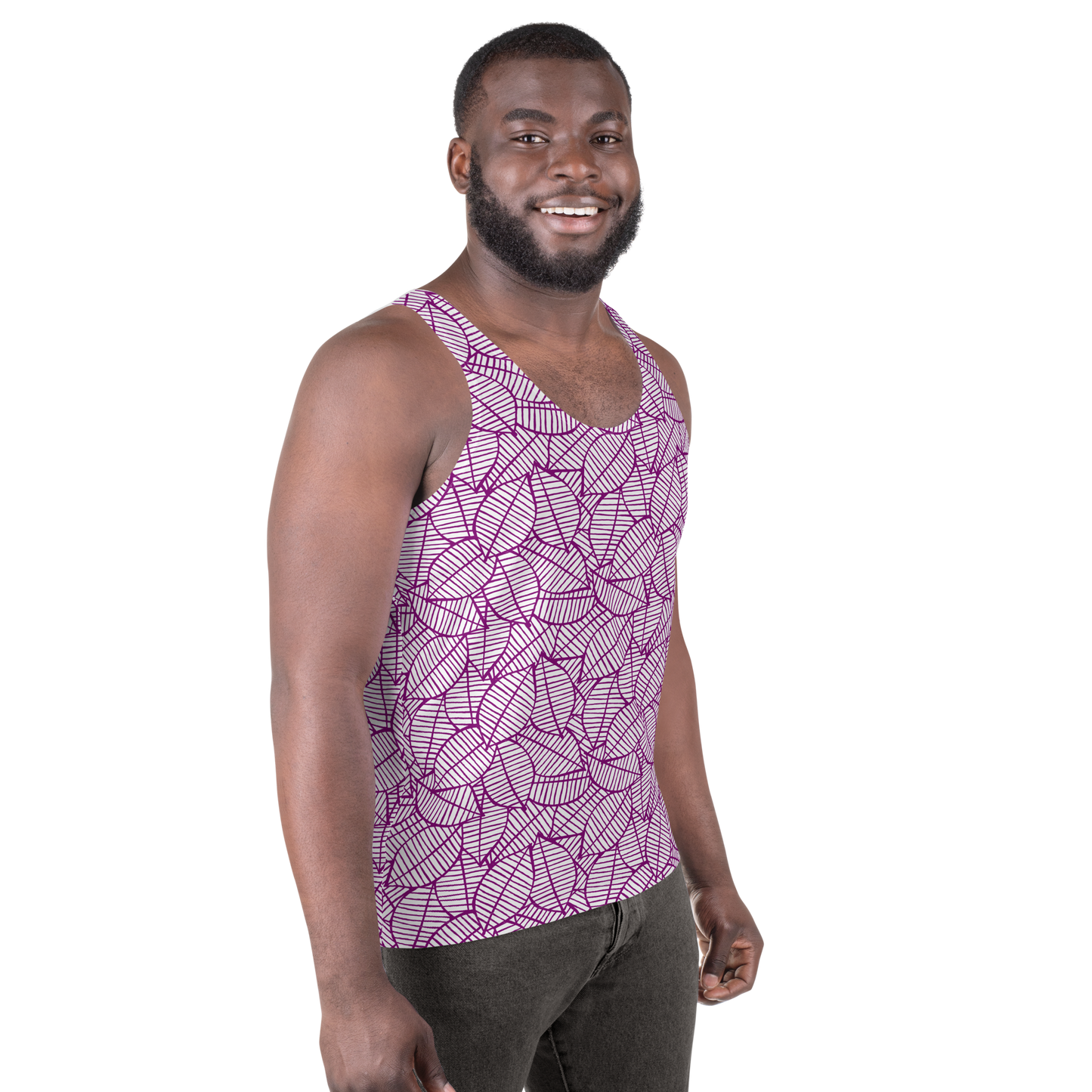 Colorful Fall Leaves | Seamless Patterns | All-Over Print Men's Tank Top - #7