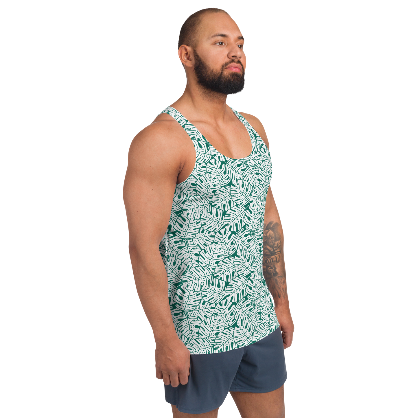 Colorful Fall Leaves | Seamless Patterns | All-Over Print Men's Tank Top - #9
