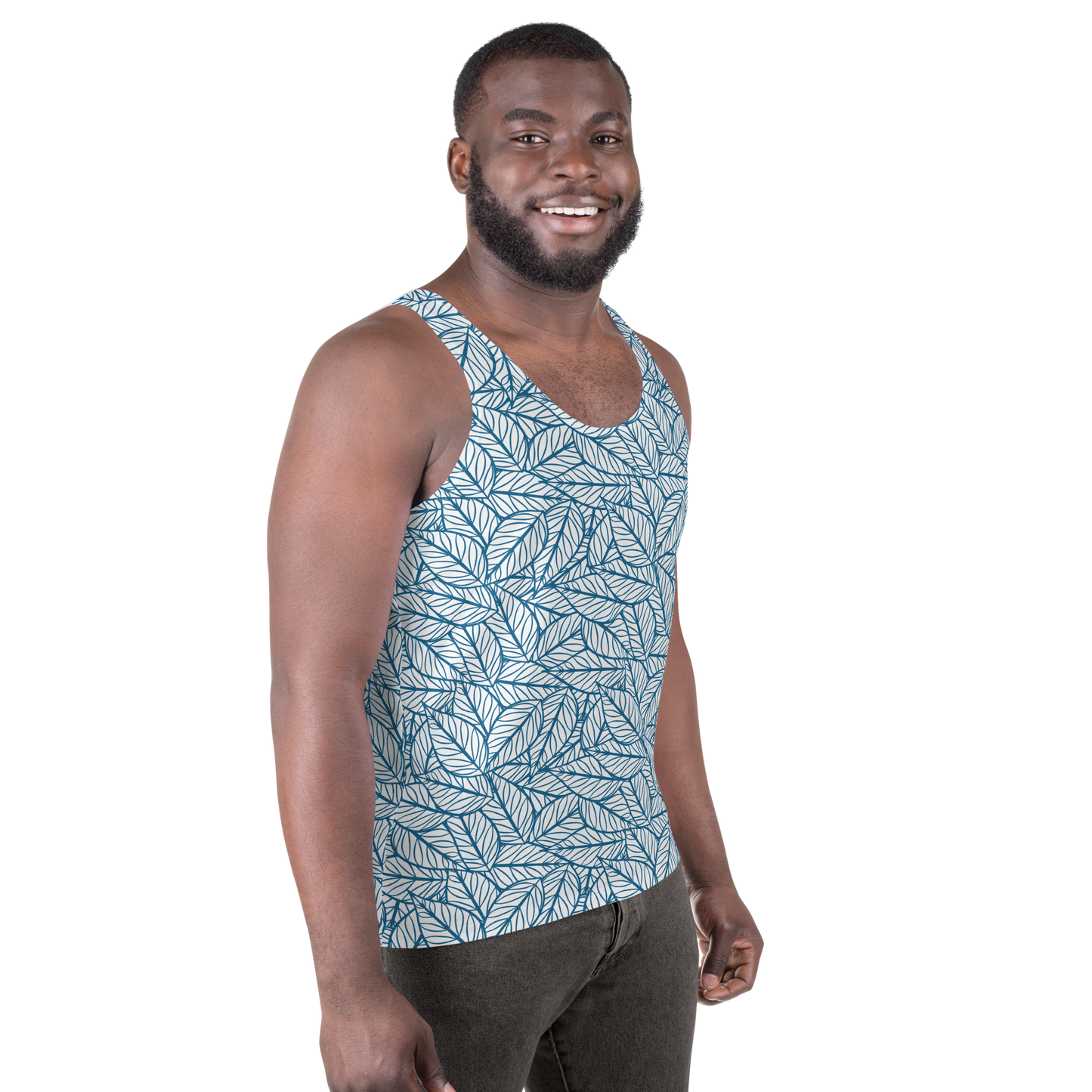 Colorful Fall Leaves | Seamless Patterns | All-Over Print Men's Tank Top - #10