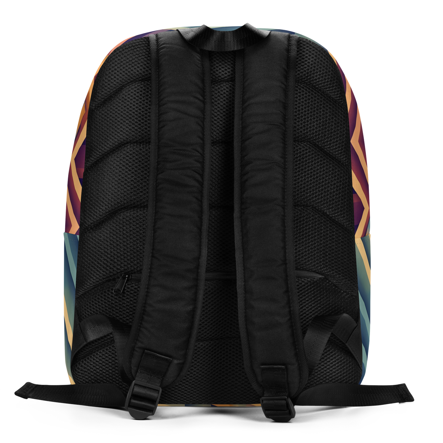 3D Maze Illusion | 3D Patterns | All-Over Print Minimalist Backpack - #3