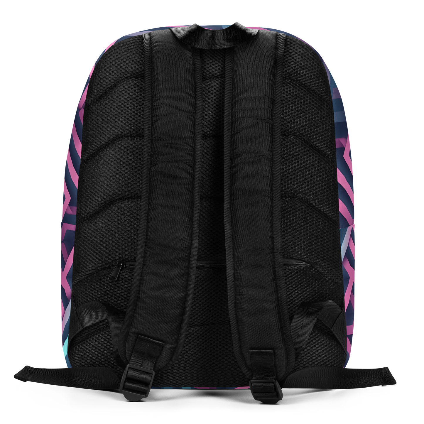 3D Maze Illusion | 3D Patterns | All-Over Print Minimalist Backpack - #4