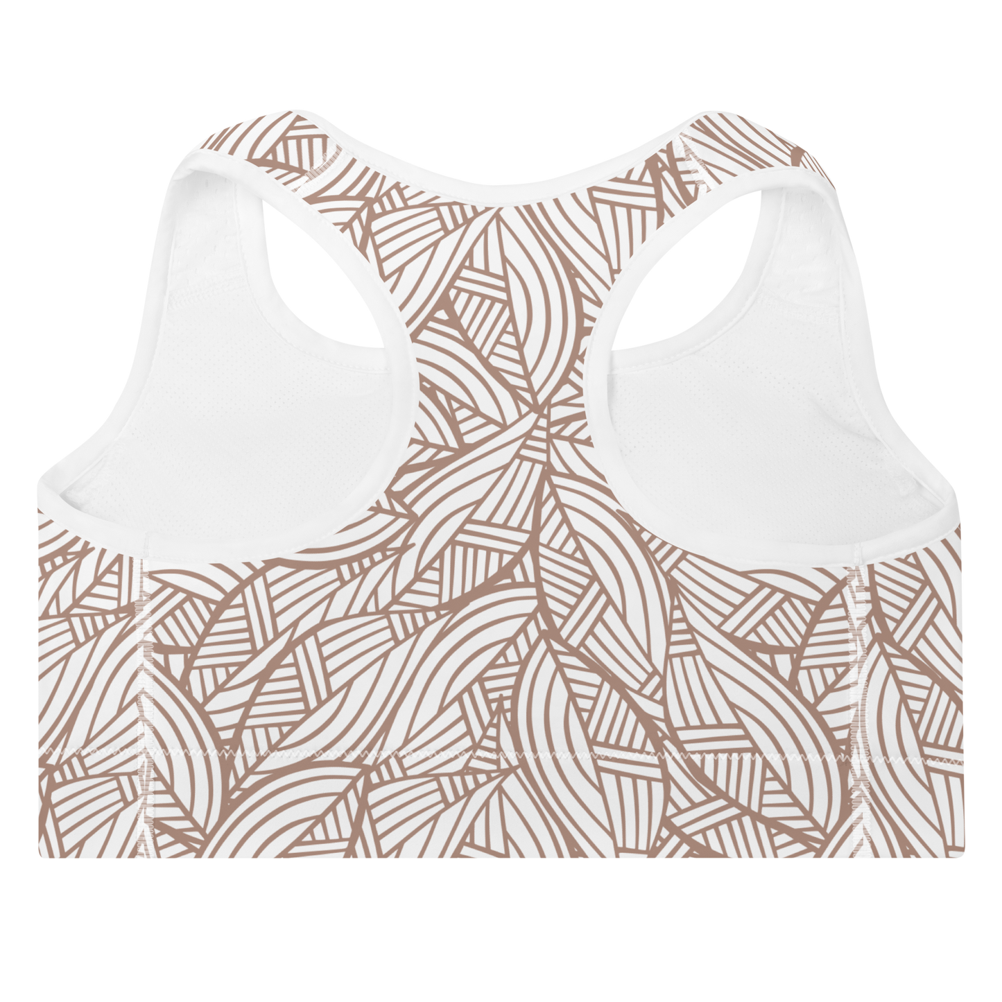 Colorful Fall Leaves | Seamless Patterns | All-Over Print Padded Sports Bra - #3