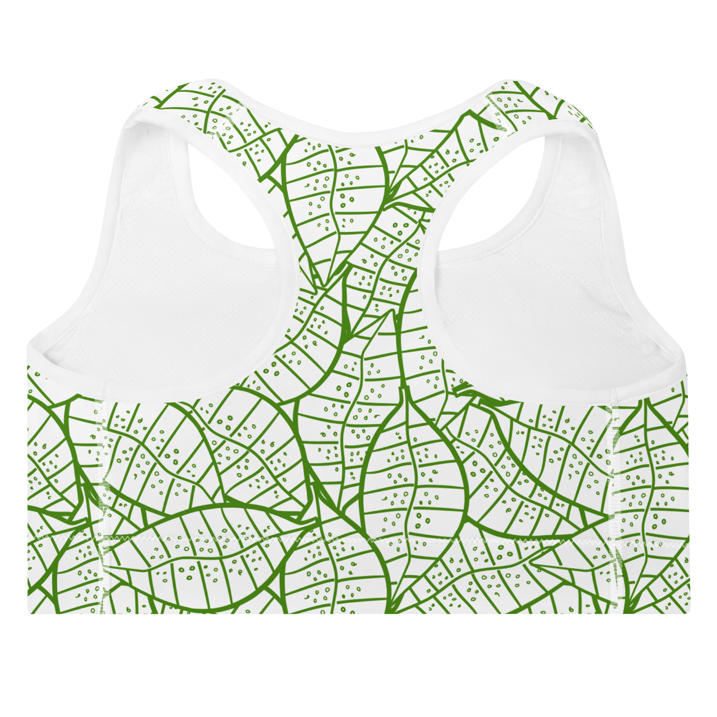 Colorful Fall Leaves | Seamless Patterns | All-Over Print Padded Sports Bra - #4