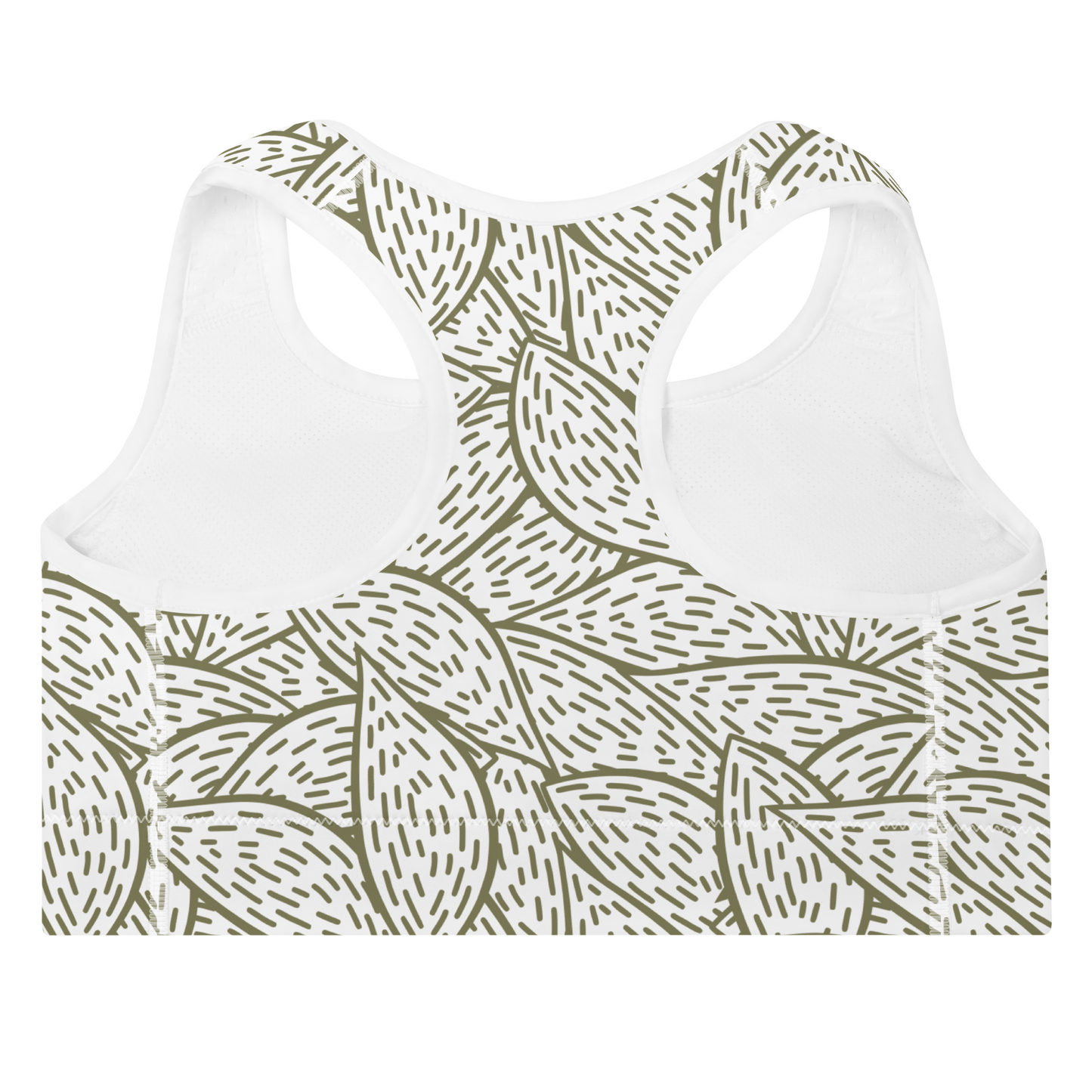 Colorful Fall Leaves | Seamless Patterns | All-Over Print Padded Sports Bra - #6