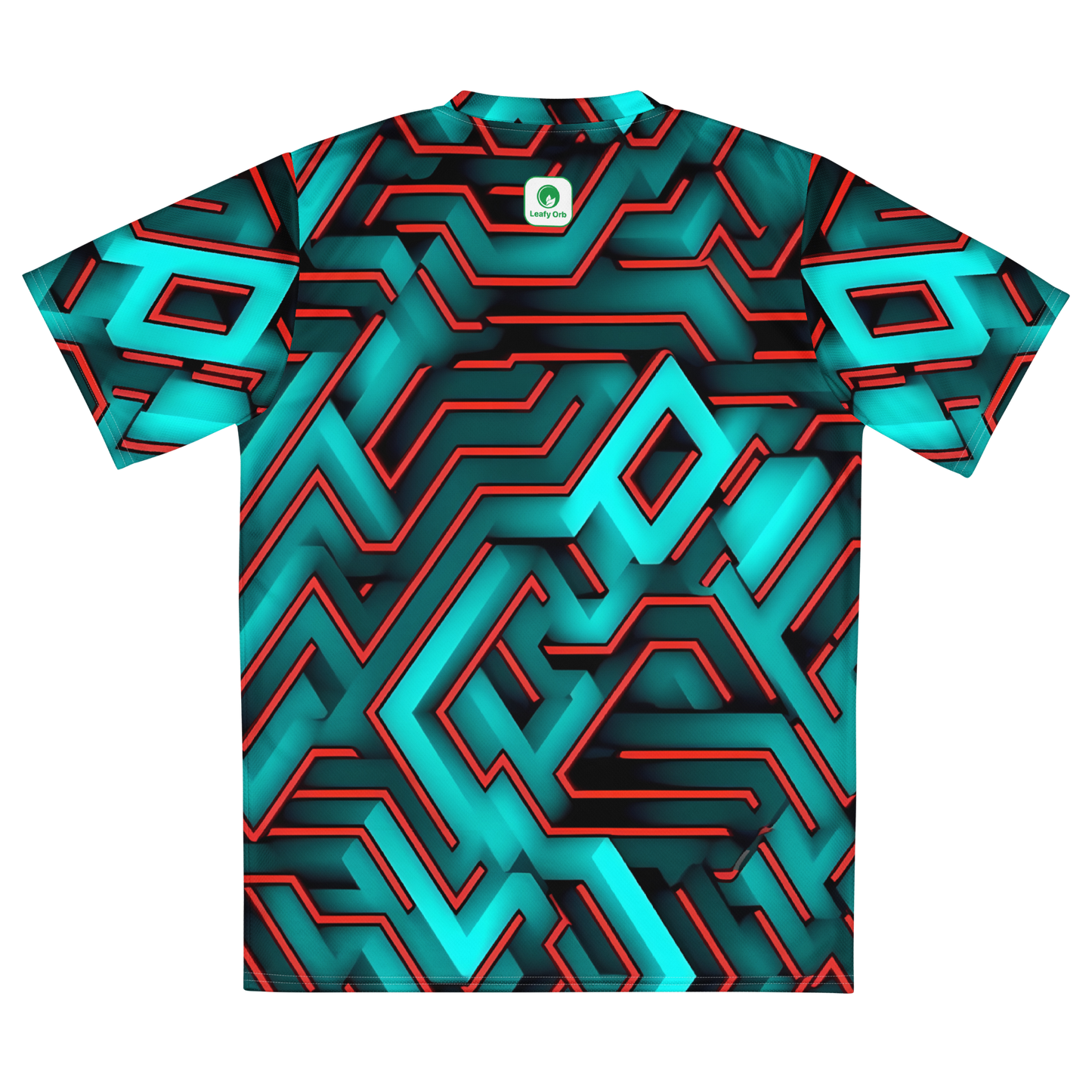 3D Maze Illusion | 3D Patterns | All-Over Print Recycled Unisex Sports Jersey - #2