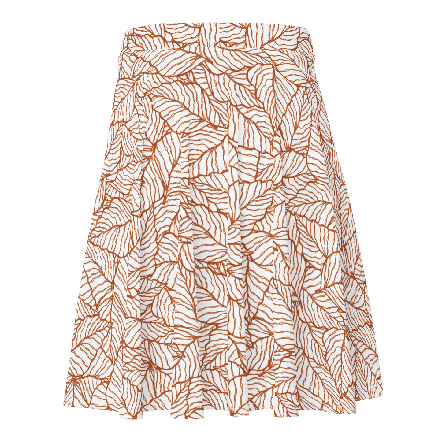 Colorful Fall Leaves | Seamless Patterns | All-Over Print Skater Skirt - #1