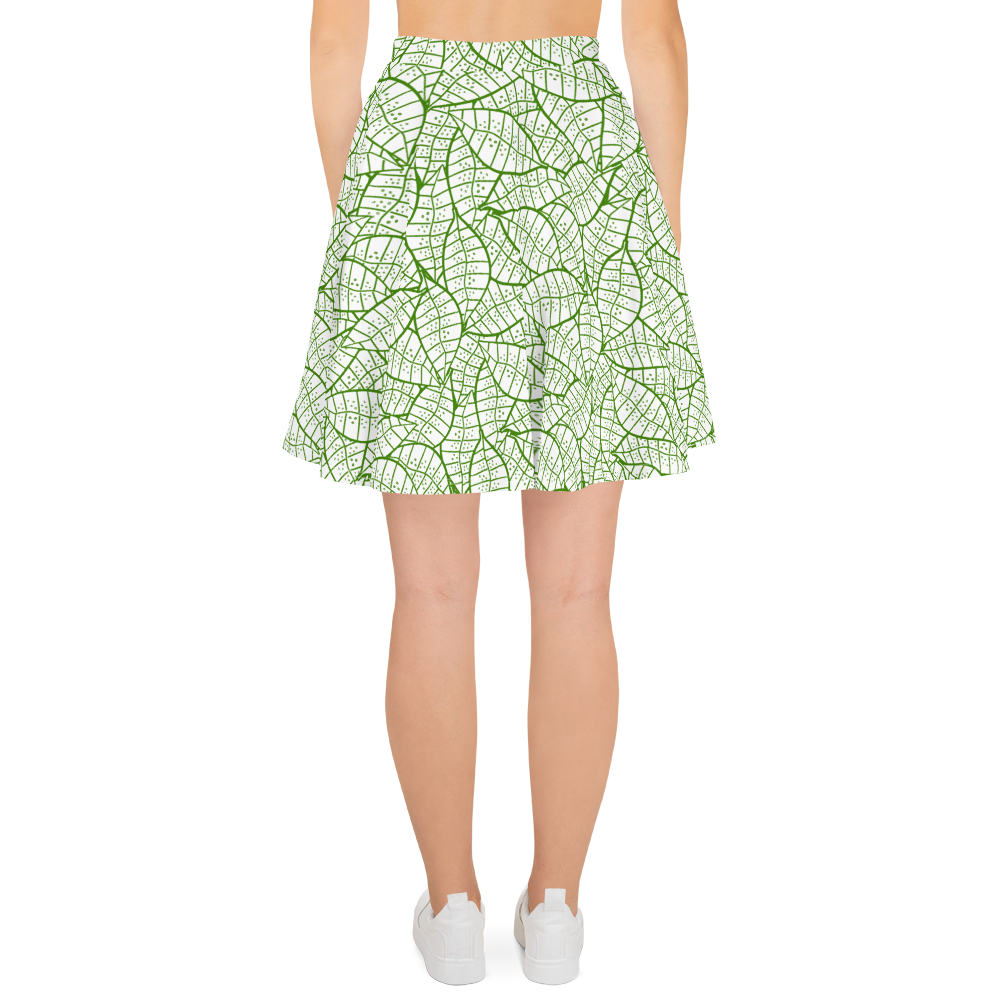 Colorful Fall Leaves | Seamless Patterns | All-Over Print Skater Skirt - #4
