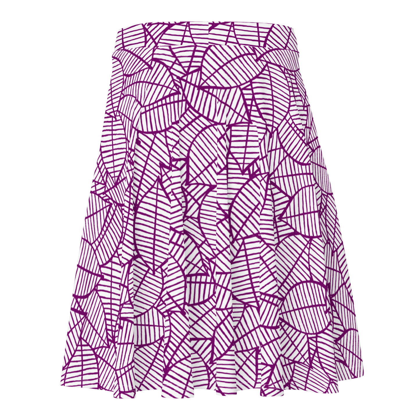 Colorful Fall Leaves | Seamless Patterns | All-Over Print Skater Skirt - #7