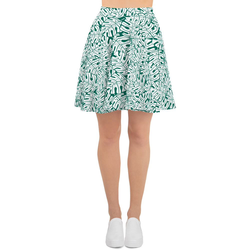 Colorful Fall Leaves | Seamless Patterns | All-Over Print Skater Skirt - #9