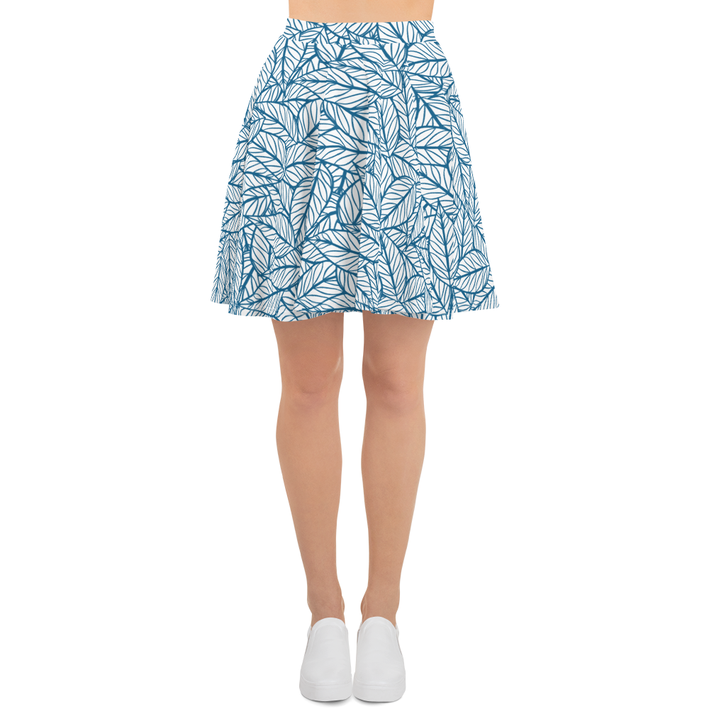 Colorful Fall Leaves | Seamless Patterns | All-Over Print Skater Skirt - #10