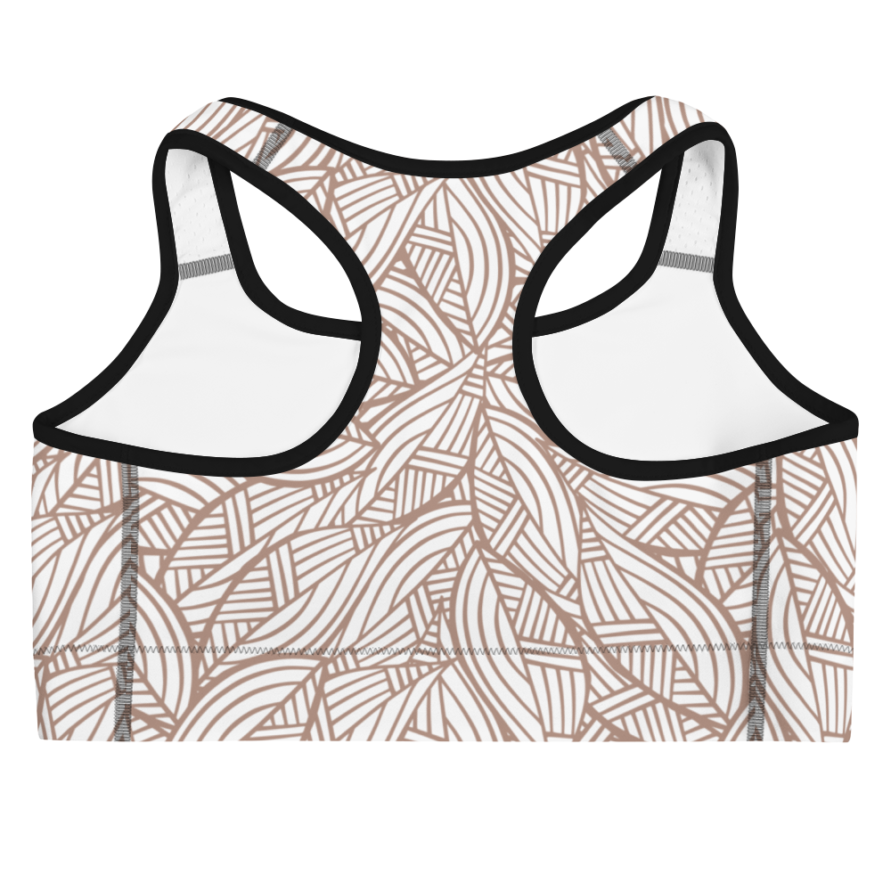 Colorful Fall Leaves | Seamless Patterns | All-Over Print Sports Bra - #3