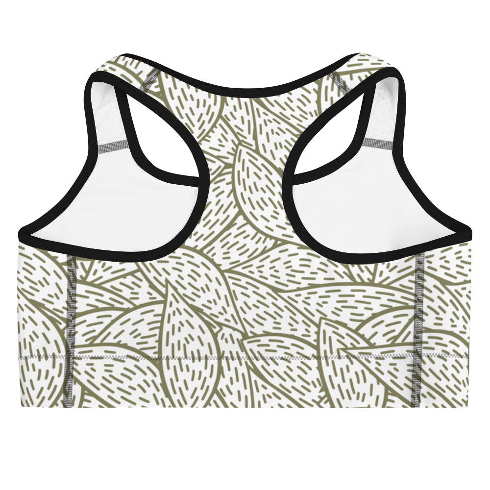 Colorful Fall Leaves | Seamless Patterns | All-Over Print Sports Bra - #6