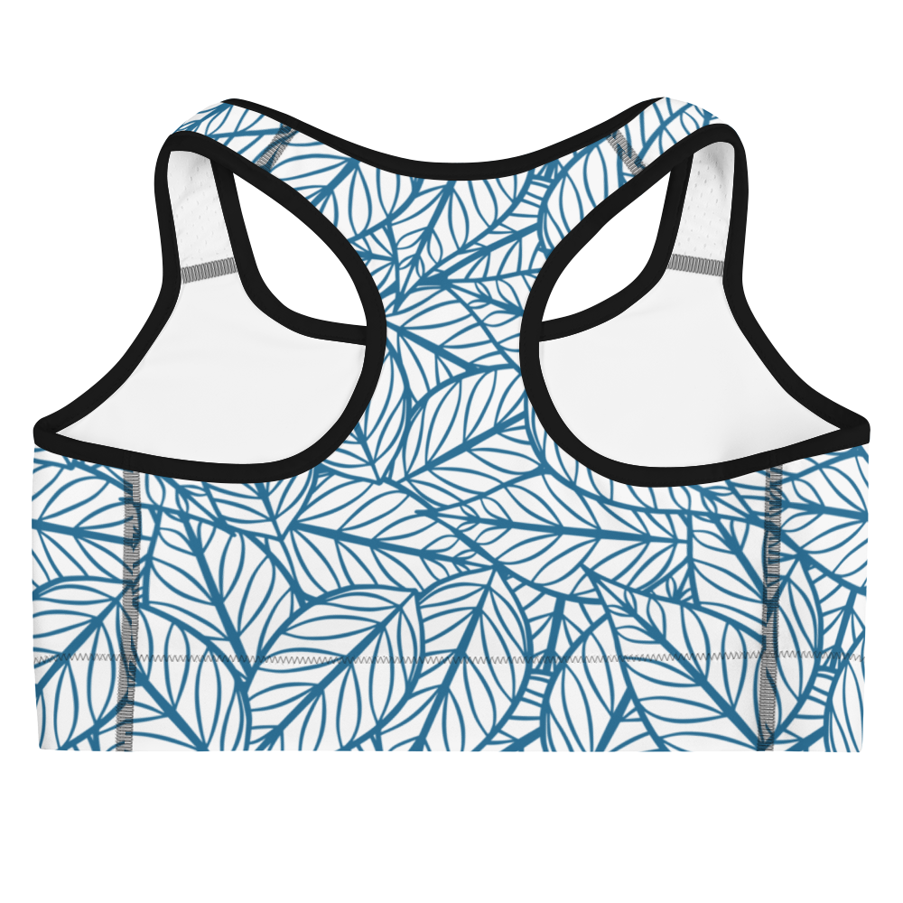 Colorful Fall Leaves | Seamless Patterns | All-Over Print Sports Bra - #10