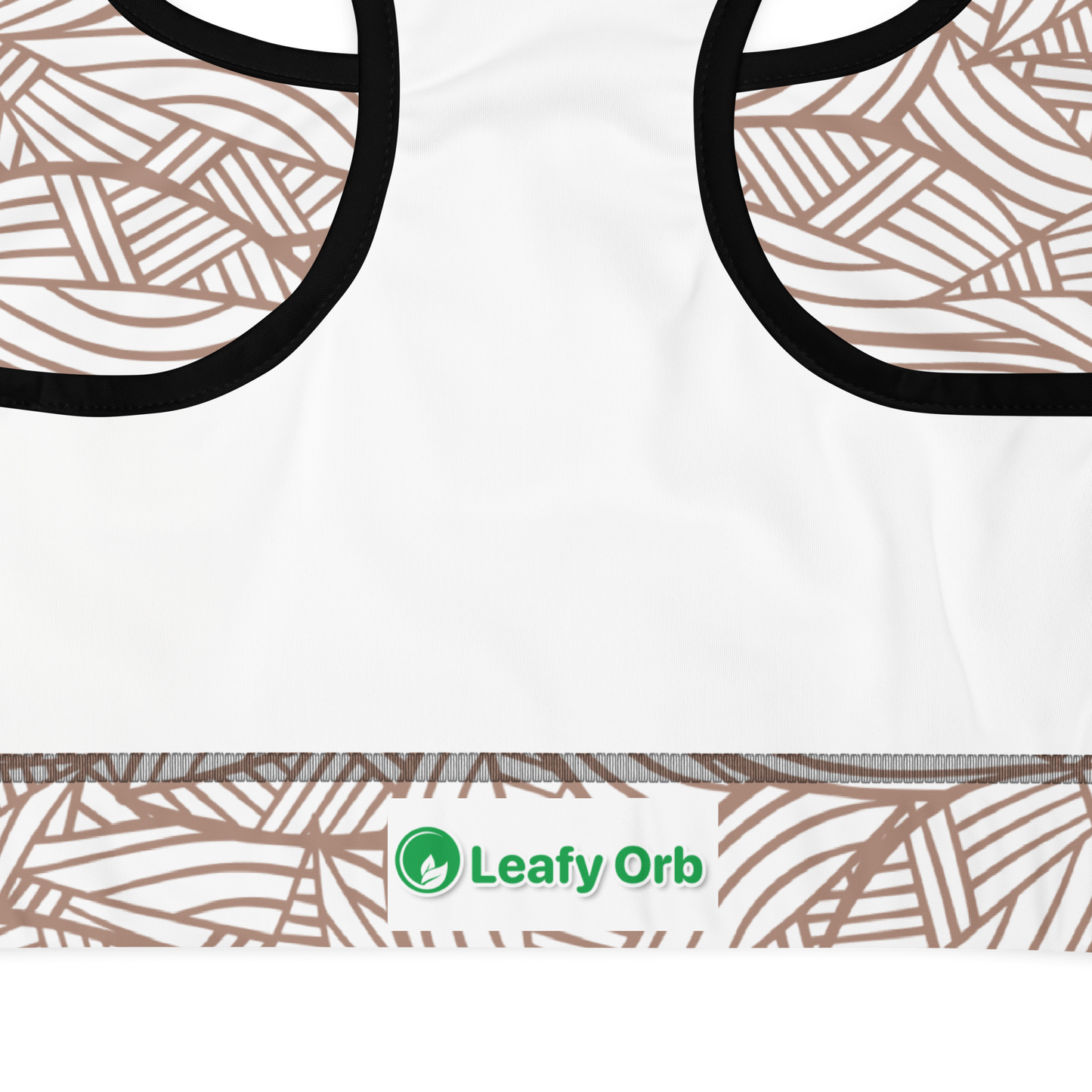 Colorful Fall Leaves | Seamless Patterns | All-Over Print Sports Bra - #3