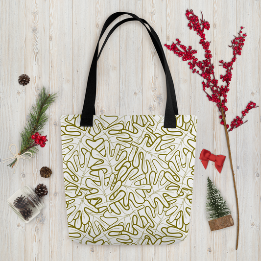Colorful Fall Leaves | Seamless Patterns | All-Over Print Tote - #2
