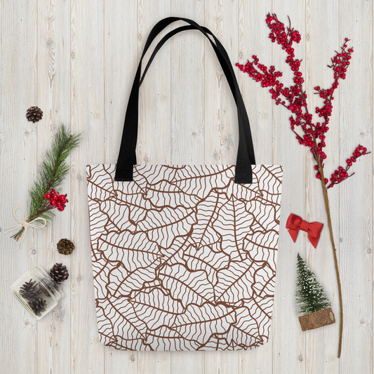 Colorful Fall Leaves | Seamless Patterns | All-Over Print Tote - #5