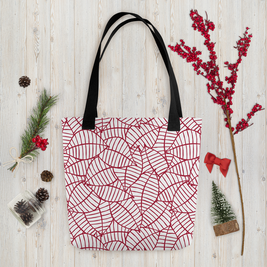 Colorful Fall Leaves | Seamless Patterns | All-Over Print Tote - #8