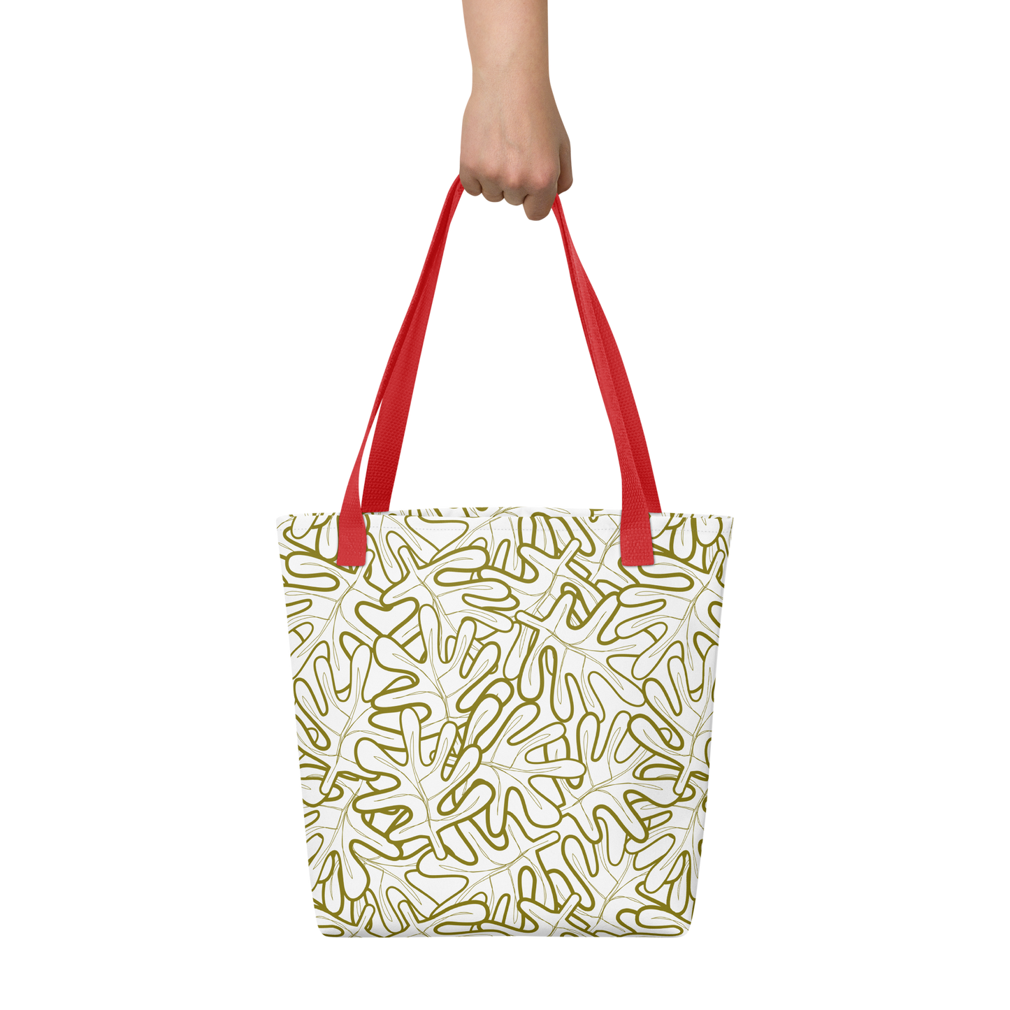 Colorful Fall Leaves | Seamless Patterns | All-Over Print Tote - #2