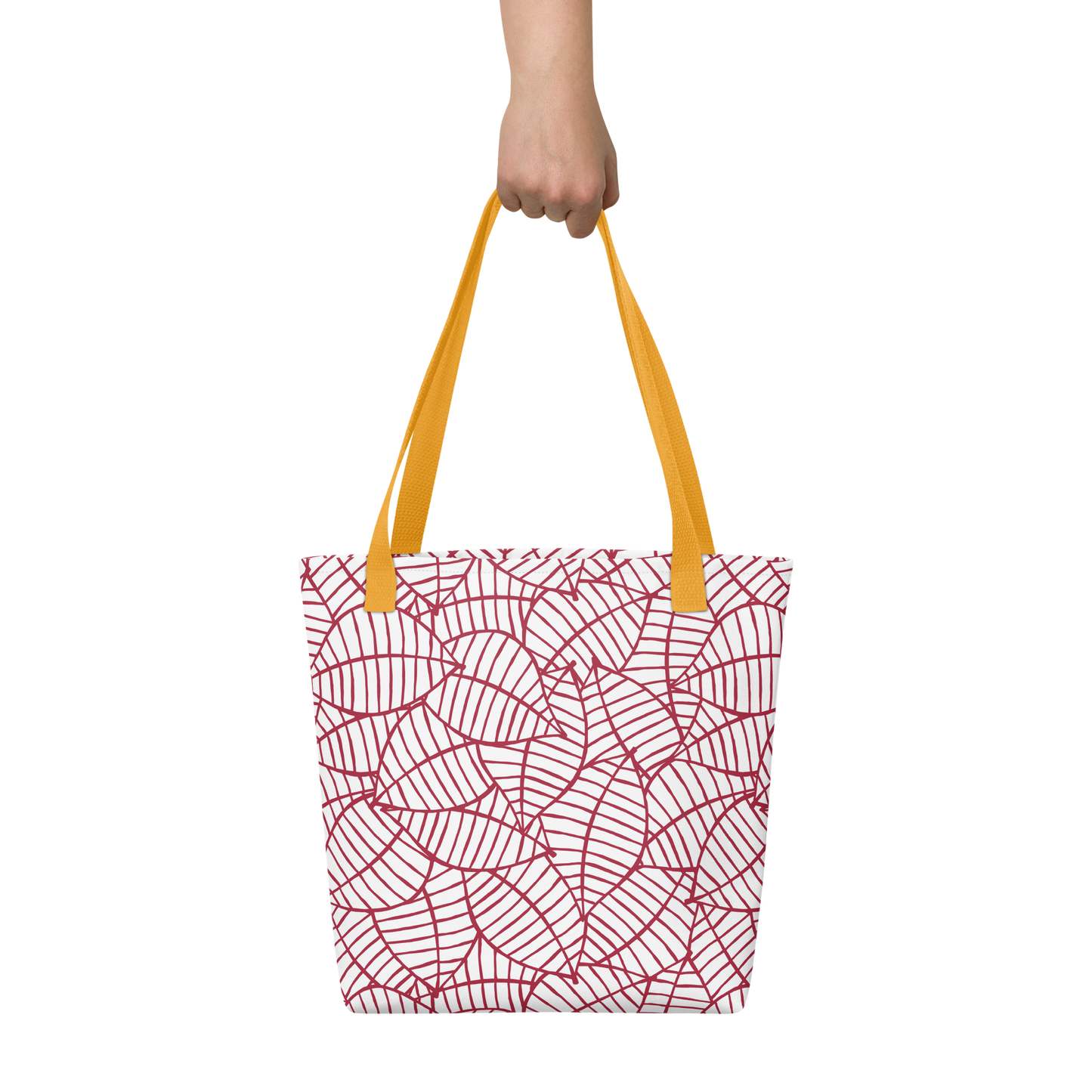 Colorful Fall Leaves | Seamless Patterns | All-Over Print Tote - #8