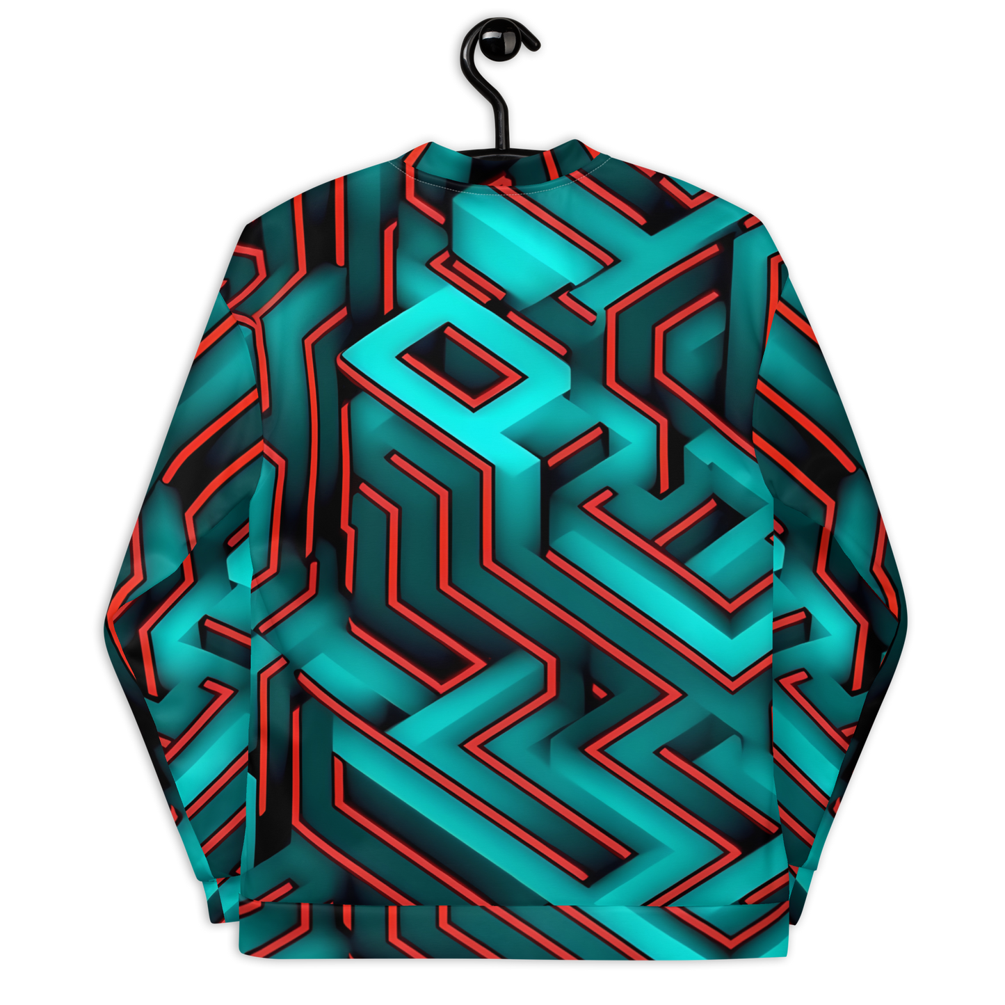 3D Maze Illusion | 3D Patterns | All-Over Print Unisex Bomber Jacket - #2