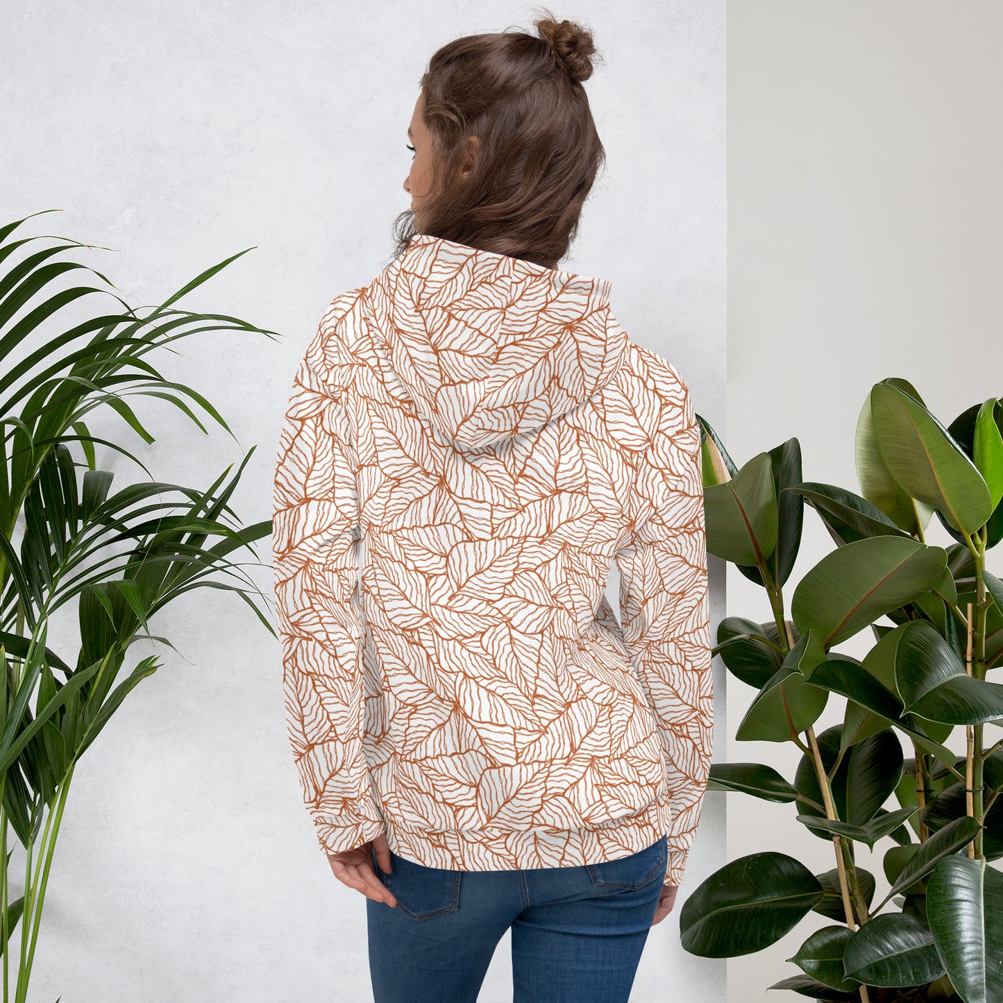 Colorful Fall Leaves | Seamless Patterns | All-Over Print Unisex Hoodie - #1